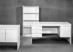 Schreibtisch : Schrank, Regal und Schreibtisch (1986; VEB Möbelkombinat Berlin (MKB))