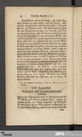 XIII. Hauptstück. Bellarmins erstes Hauptargument wird widerlegt.