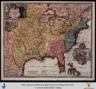 Ampplissimae regionis Mississippi seu Provinciae Ludovicianae.