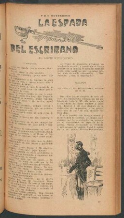 La espada del escribano - (Conclusión) : PBT novelesco