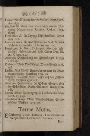 Terrae Motus.
