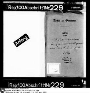 Relationen eines ungenannten Agenten von der Nieder-Elbe