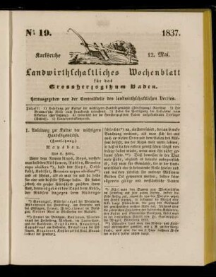 No 19. 1837. 12. Mai