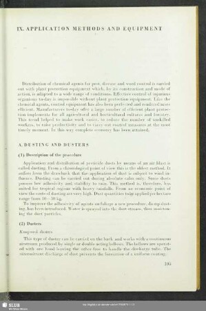 IX. Application Methods And Equipment