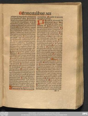Tractatus de septe[m] peccatis mortalibus.