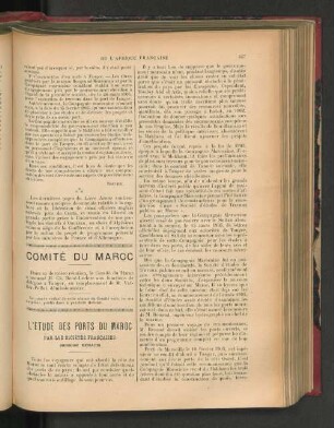 L'Étude Des Ports Du Maroc.