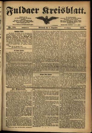 Ausgabe vom Mittwoch, den 02. Dezember 1908.