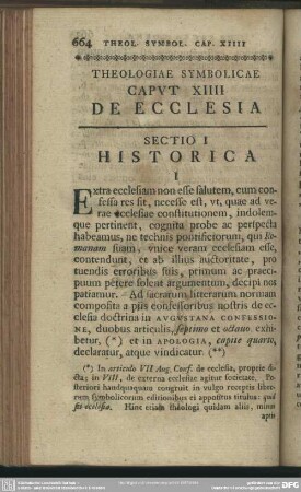 Caput XIIII De Ecclesia