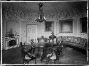 Schloß Eberstein Wohnraum (um 1829)
