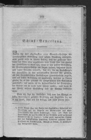 Schluß-Bemerkung.