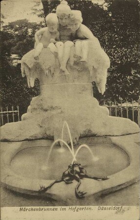 Märchenbrunnen im Hofgarten. Düsseldorf