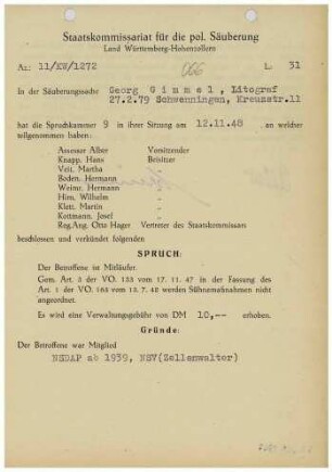Gimmel, Georg