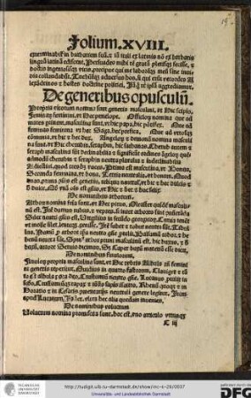 De generibus opusculum.