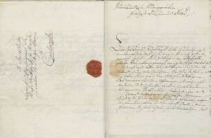 Johann Sebastian Clais an Karoline Luise von Baden (London)