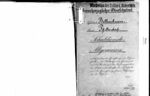 Schuldienst in Betenbrunn