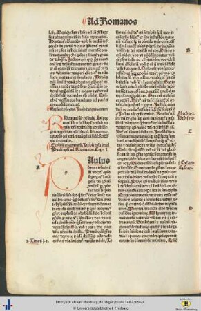 Epistola beati Pauli apostoli ad Rhomanos