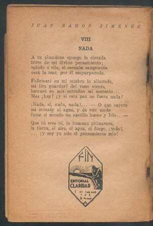VIII - Nada