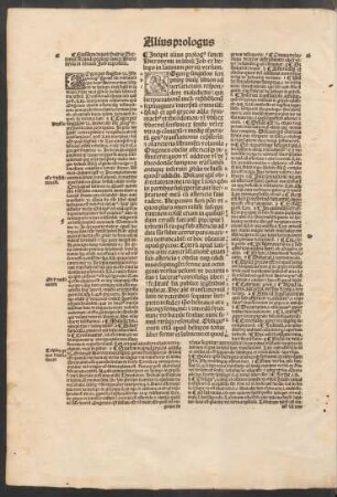 Incipit alius prologus sancti Hieronymi in librum Iob ex hebraeo in latinum per eum versum.