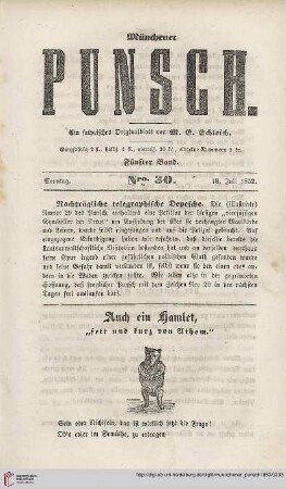 Nro. 30 (18. Juli 1852)