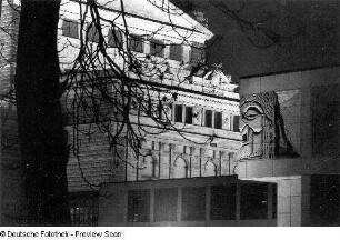 Opernhaus. Bühnenhaus und Hinterbühne, Funktionsgebäude und Probebühne
