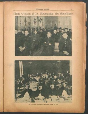 Una visita á la Escuela de Cadetes