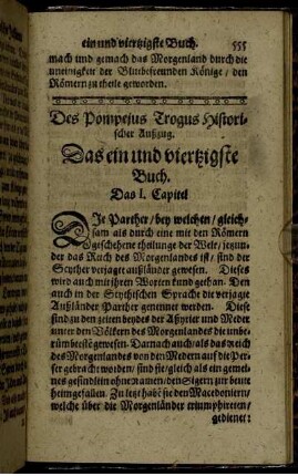 Das ein und viertzigste Buch.