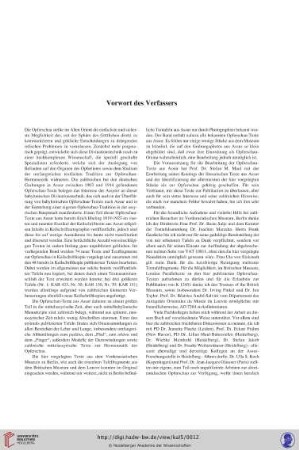 Vorwort des Verfassers
