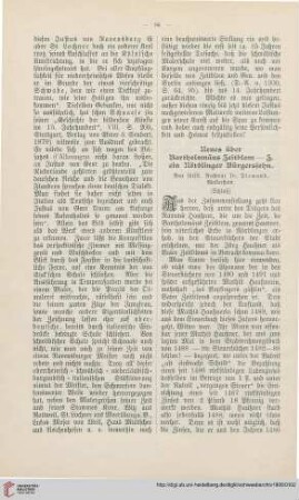 26: Neues über Bartholomäus Zeitblom -Z., [2] : ein Nördlinger Bürgerssohn
