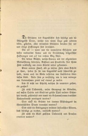 Deutschland und der Friede von Villafranca