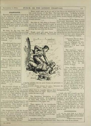 ["Special constables who can speak German are particularly required." - Daily paper] Special Constable (having cornered his man). "Sprechen sie deutsch?" Suspect. "Nein! Nein!"