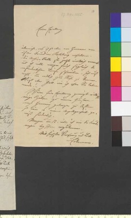 Brief von Eckermann, Johann Peter an Goethe, Johann Wolfgang von