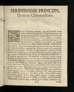 3-4, Serenissime Princeps