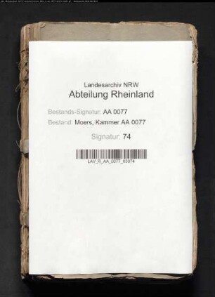 Die Heesenbuscherben im Fürstentum Moers