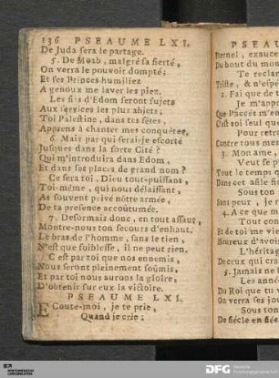 [Pseaume LXI. bis LXX.]