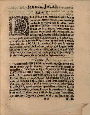 Discursus polit. de legato
