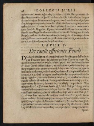 Caput IV. De causa efficiente Feudi.