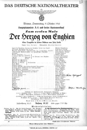 Der Herzog von Enghien