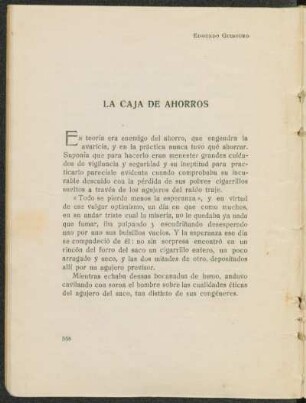La caja de ahorros