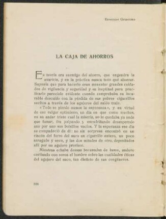 La caja de ahorros