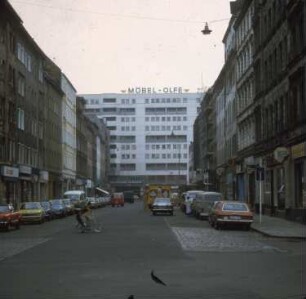 Diapositiv: Oranienstraße, Adalbertstraße, 1984