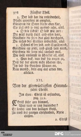 Himmelfahrts-Gesänger
