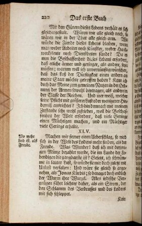 XLV. Wo mehr Leid ist als Freude.