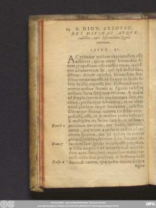 Res Divinas Atque caelestes, aptè dißimilibus signis exprimi. Caput II.