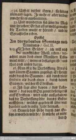Am dreyzehenden Sonntage nach Trinitatis