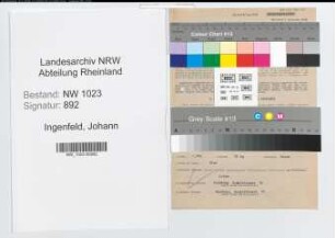 Entnazifizierung Johann Ingenfeld , geb. 05.12.1894 (Polizeibeamter)