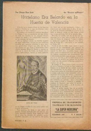 Hortelano Era Belardo en la Huerta de Valencia : De "Blanco y Negro"