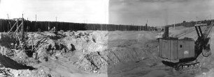 Wehrbaustelle Hohenfeld-Kitzingen/Main