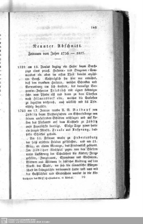 Neunter Abschnitt. Zeitraum vom Jahre 1756 - 1827