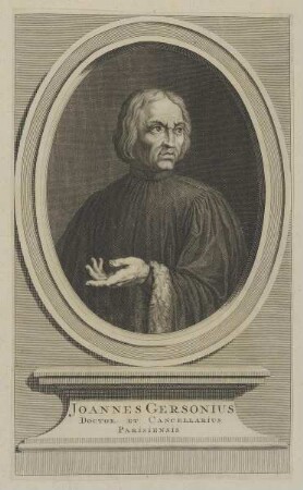 Bildnis des Joannes Gersonius
