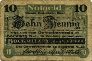 Notgeld - 10 Pfennig